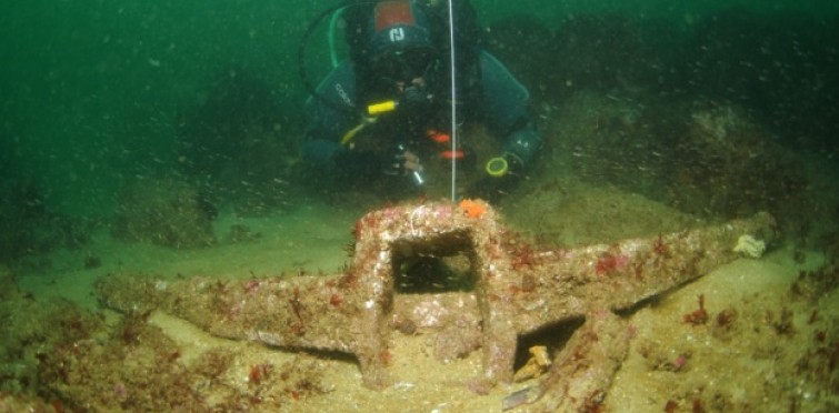 Cepo debaixo de água, onde foi encontrado