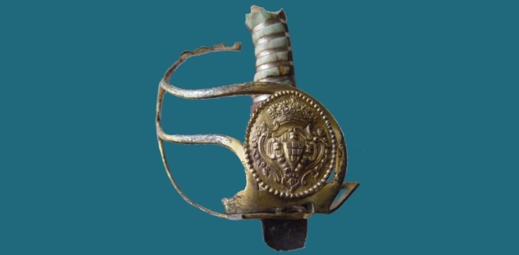 Punho de sabre-espada de corte do convento de N. Sr.ª da Piedade (Inv. CP.95.01)